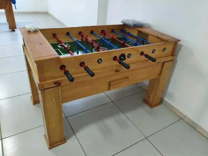 Mesa de Totó Luxo Oficial em Madeira