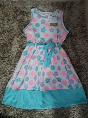 Vestido infantil C&A 10-12 anos. Novo com etiqueta