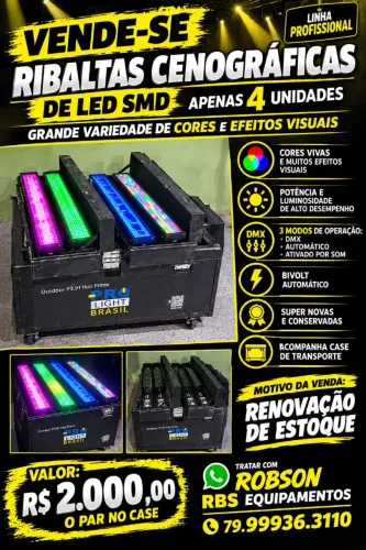 RIBALTAS DE LED CENOGRÁFICAS RGBW
