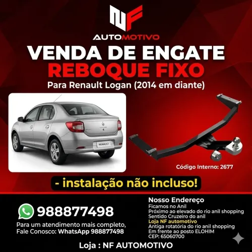 Engate reboque logan 2014 em diante