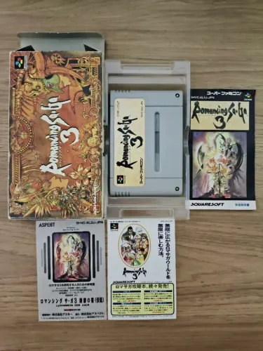 Romancing SaGa 3 Super Nintendo SNES SFC Famicom Original Cib
