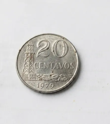 Moeda 20 Centavos 1979 Antiga Para Colecionador