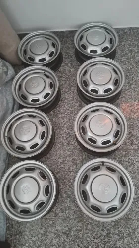 Jogo de rodas zeradas originais volks coquinho