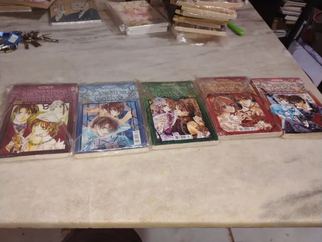 Mangá Destino Cativo completo do 01 ao 05
