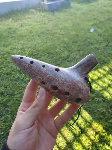 Ocarina artesanal, 10 furos tipo zelda