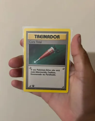 Carta Cura Total 1ª edição português - Pokémon TCG