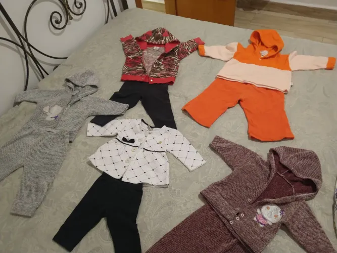 5 Conjuntos Inverno Menina M e G 