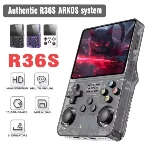 Game Boy retro R36S 64GIGA 15 mil jogos