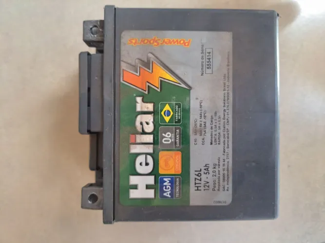 BATERIA USADA HELIAR BIZ 125