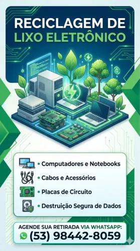 Retirada de Lixo Eletrônico - Descarte Correto e Gratuito