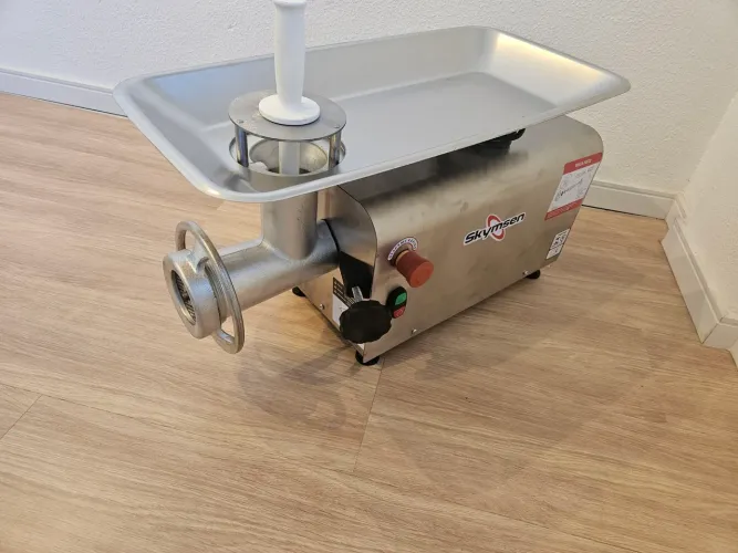 picador de carne inox boca 22 - novo