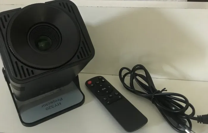 Projetor Smart HY 320 preto Original Android 11.0 Full 4K HD Bluetooth Wi-Fi 6.0