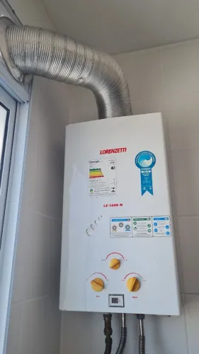 Instalação de aquecedores de agua