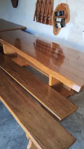 Mesa rustica Angelin pedra