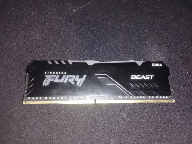Memória RAM 16GB, DDR4, 3200 MHZ, 16CL, SUB, Kingston Fury Beast - KF432C16BBA/16