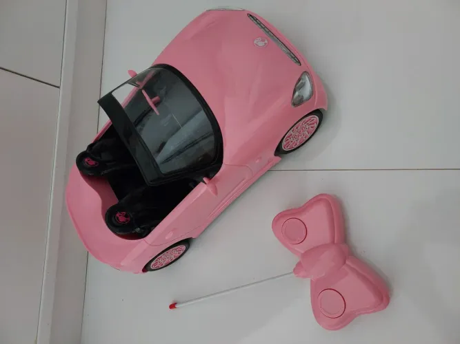 Carro controle remoto barbie boneca