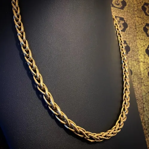 Corrente Palmeira Italy em Ouro 18k 750