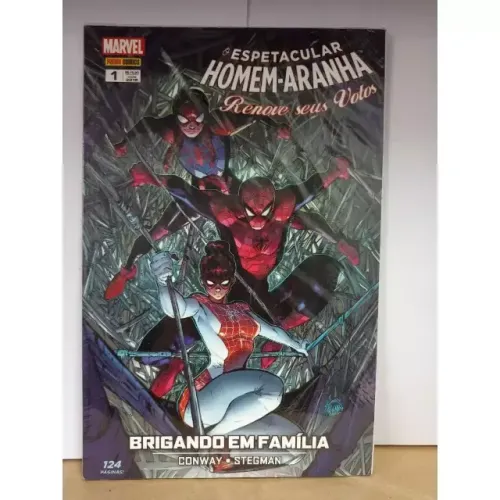 o espetacular homem-aranha 1 renove seus votos marvel panini raridade vingadores x-men dem