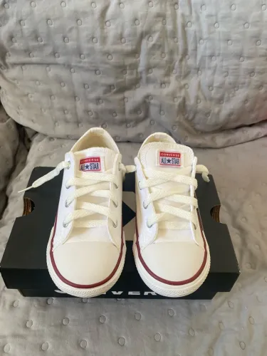 Tênis All Star Converse infantil branco NOVO