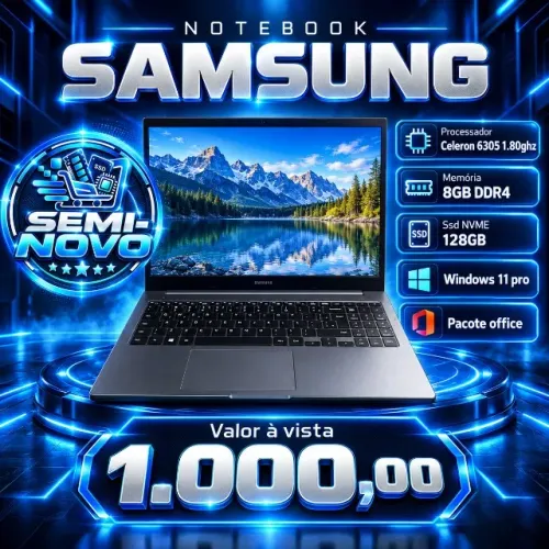 NOTE BOOK SEMI NOVO SAMSUNG