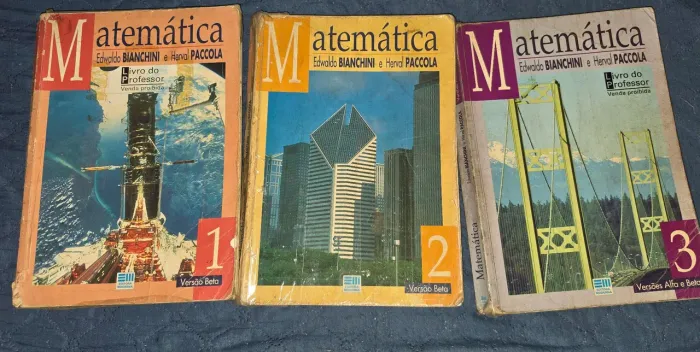 Coleção Matemática Completa Vol 1, 2 e 3 - Bianchini & Paccola (Moderna)