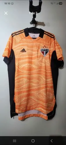 Camisa São Paulo Adidas goleiro laranja