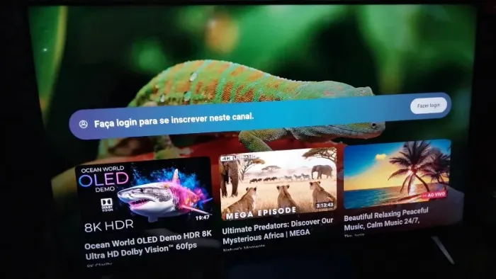 Tv Smart 55 4k Lg Imagem de Cinema Impecavel Completa Com os Pés Painel e Fundo Branco