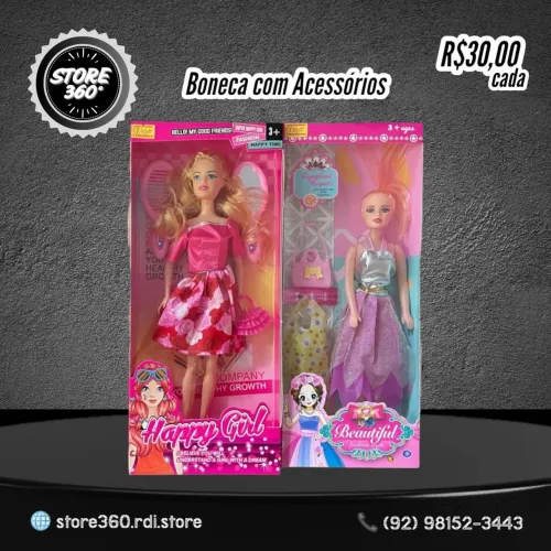 Boneca com Acessórios