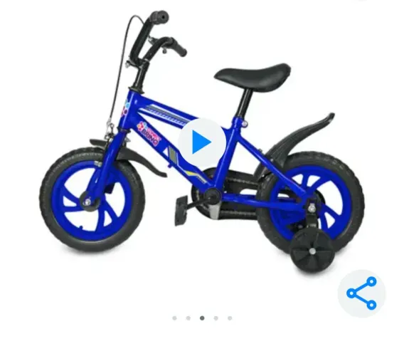 Bicicleta infantil azul aro 12 nova