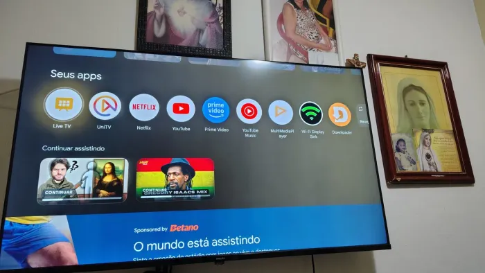 Smart TV LED 50" Ultra HD 4K Philips 50PUG7019 com Google TV
