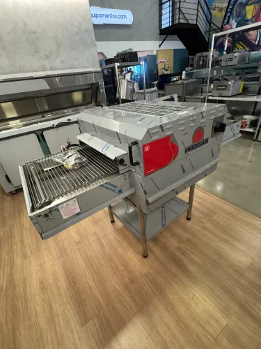 Forno Esteira Pizzas 40cm Híbrido Gás e Elétrico Profissional 220V - PROGAS