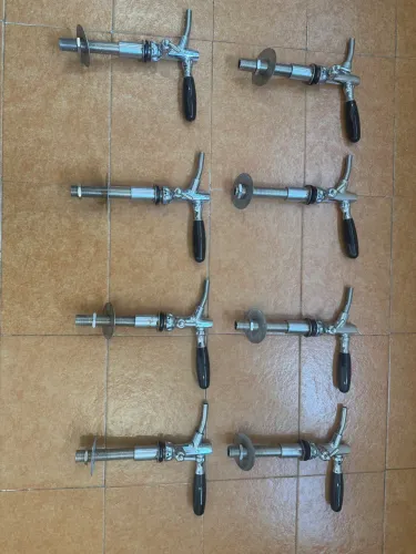 6 Torneiras Italianas CELLI para chopeira