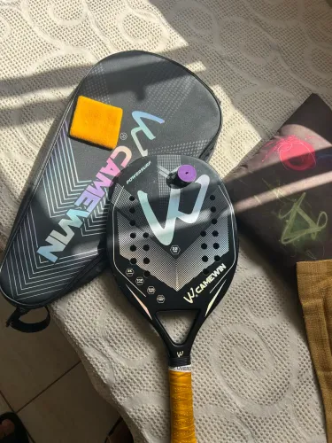 Raquete beach tennis camewin carbono 3k