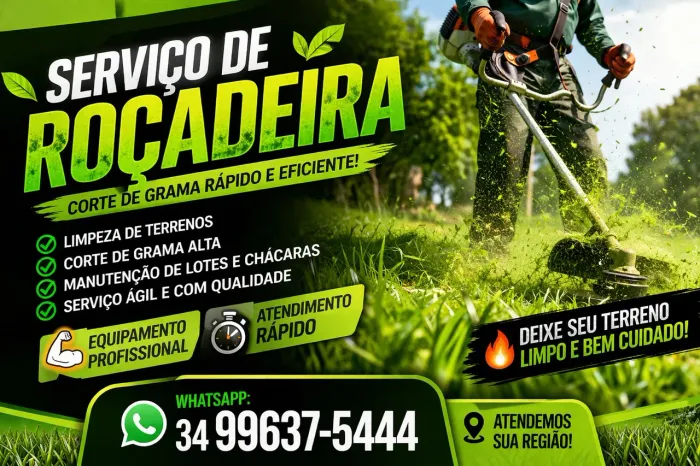  Prestação Serviço de roçadeira 