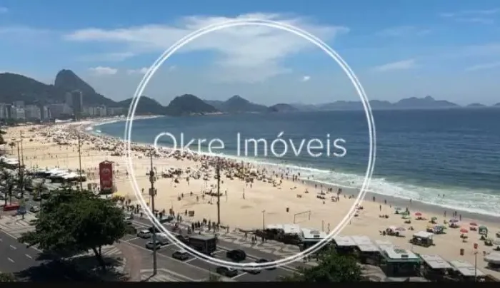Excelente cobertura na Avenida Atlatica próximo ao posto 5 de frente para o mar da famosa 