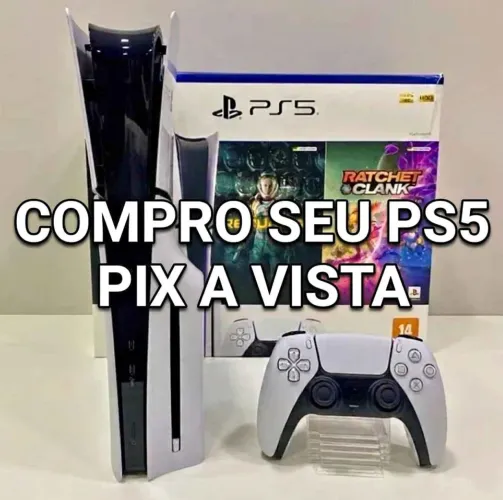 PS5 Slim 1TB mídia física
