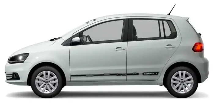 Rodas Liga Leve Prata Brilhante 5x100 Aro 15 VW Fox 2015 a 2022