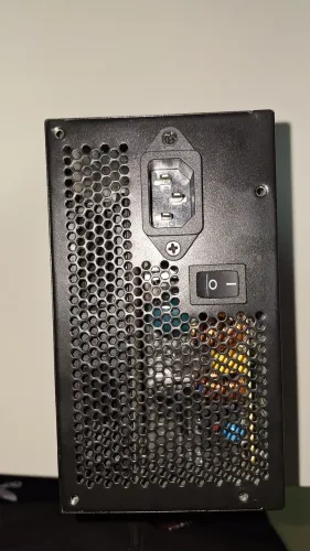 Fonte DA500w 80 plus bronze - Atx com pfc ativo sevenhero preta