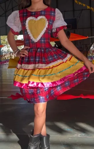 Vestido junino/quadrilha