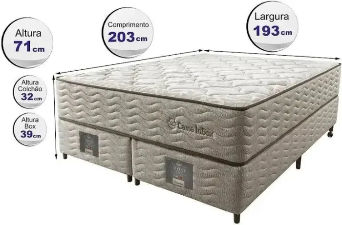 Colchão euroflex king size camabox