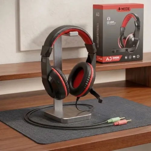 Headset Gamer Novo Fone de Ouvido c/ Microfone