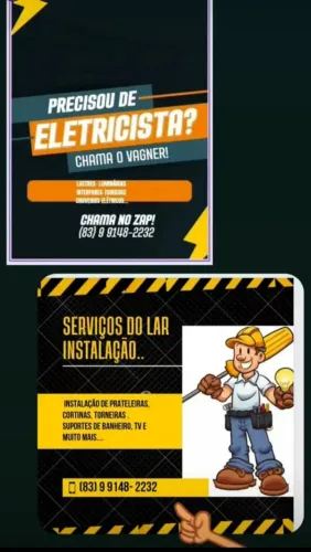 Eletricista residencial e Serviços no lar