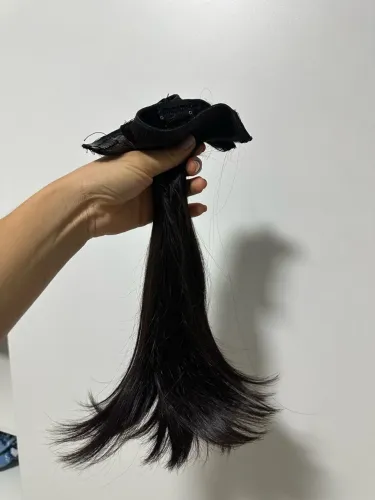 Cabelo liso 40cm 100g já no método tic tac