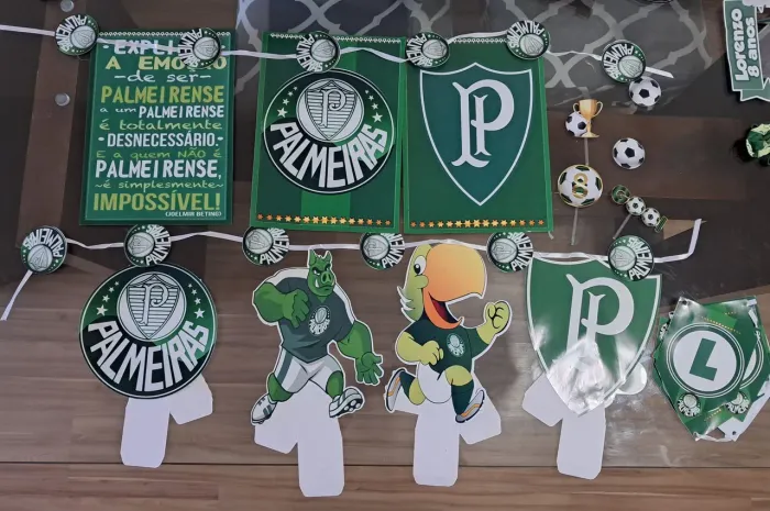 Kit festa decoração Palmeiras 
