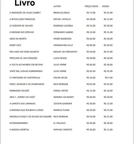 Livros escolares