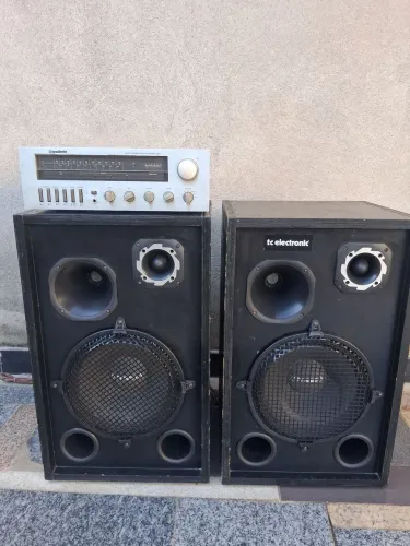 CONJUNTO DE CAIXAS E RECEIVER GRADIENTE 1260