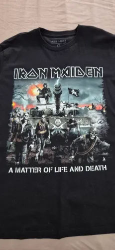 3 camisas Iron Maiden algodão consulado do rock tam G
