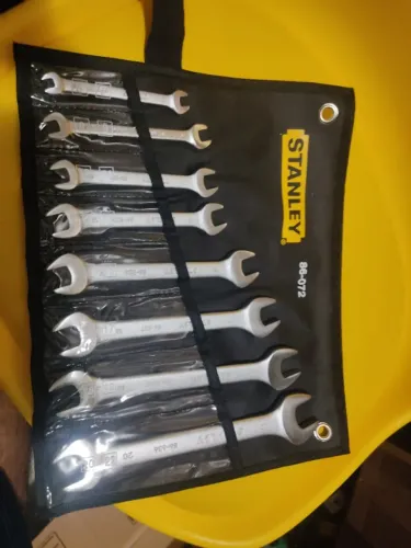 Jogo De Chave Fixa 06 à 22mm Com 8 Peças - 86-072 - Stanley
