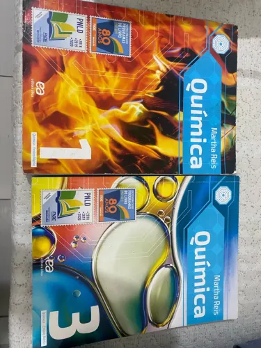 Livro Química Martha Reis 1 e 3, feltre e treinamento ITA/IME