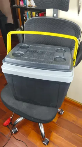 Caixa Térmica Cooler Portátil Pop Star com Alça e Porta-Copos